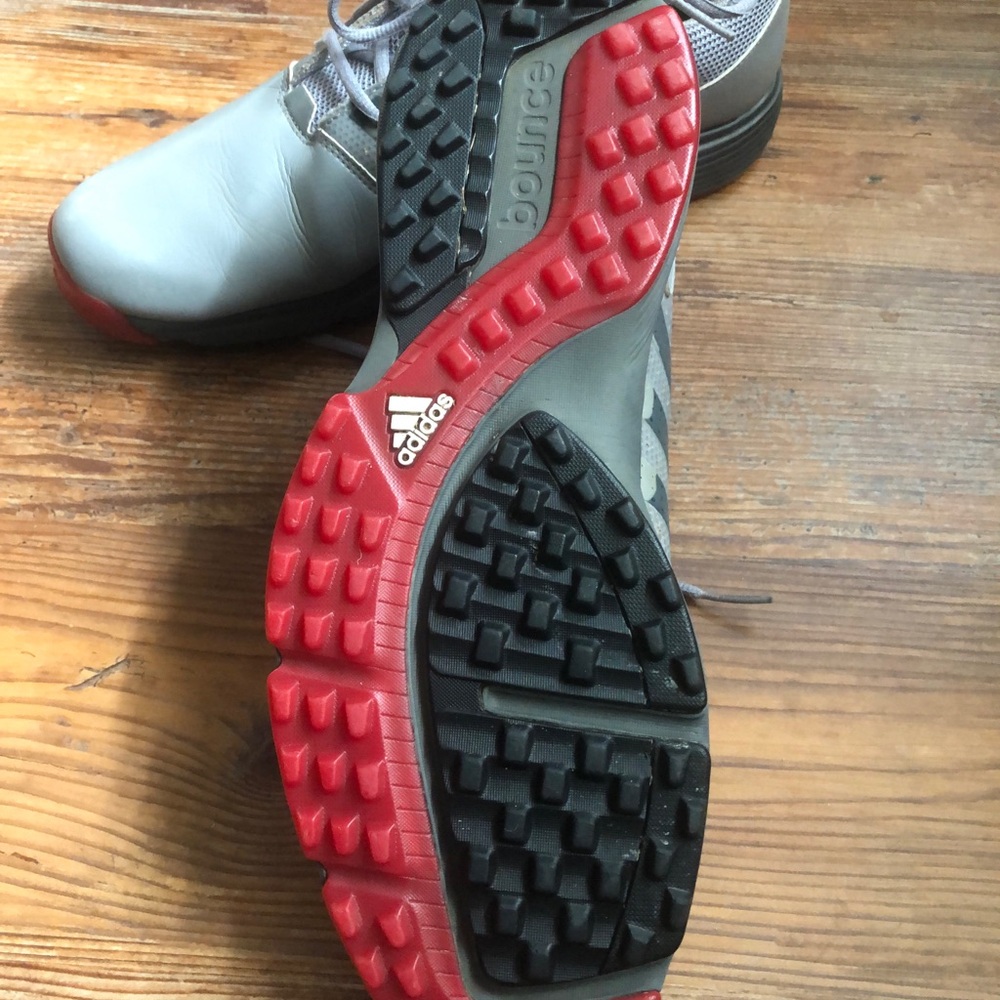 Adidas Gray and Black Golf Shoes with Modern Design - Picture 11 of 12